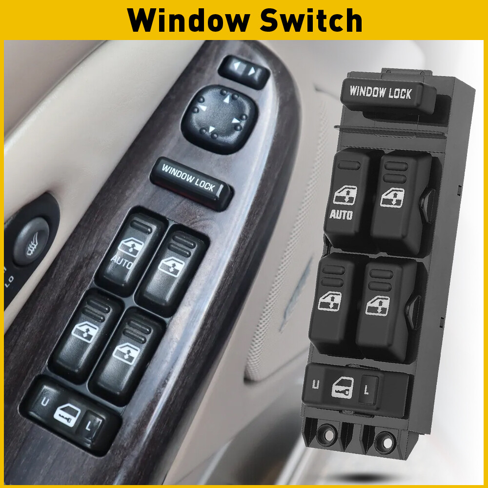 For 2000-2002 Chevy GMC Left Driver Side Master Power Window Door Switch Control