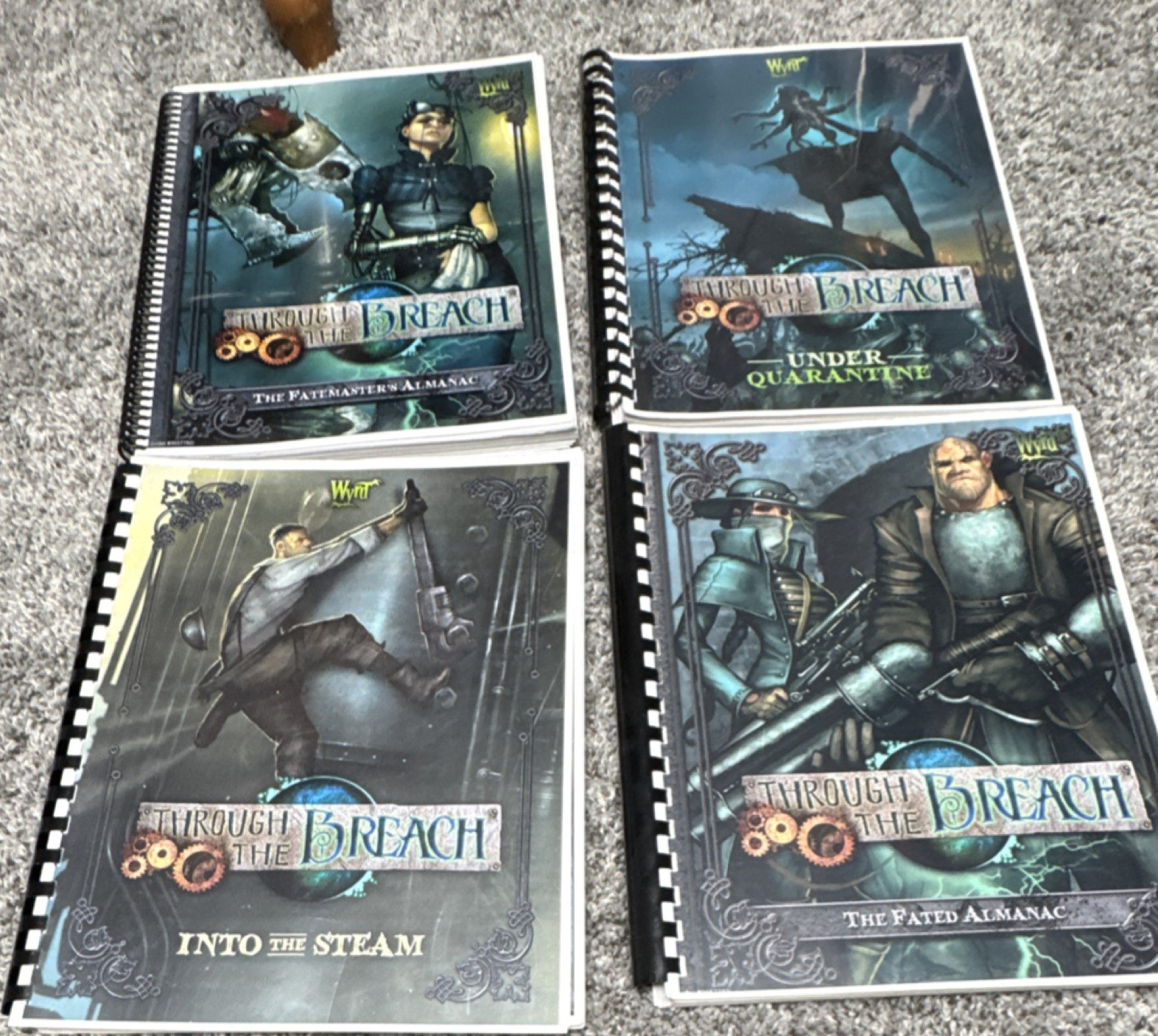Wyrd Through the Breach RPG Book Lot Fatemaster’s Almanac + 2 Expansions