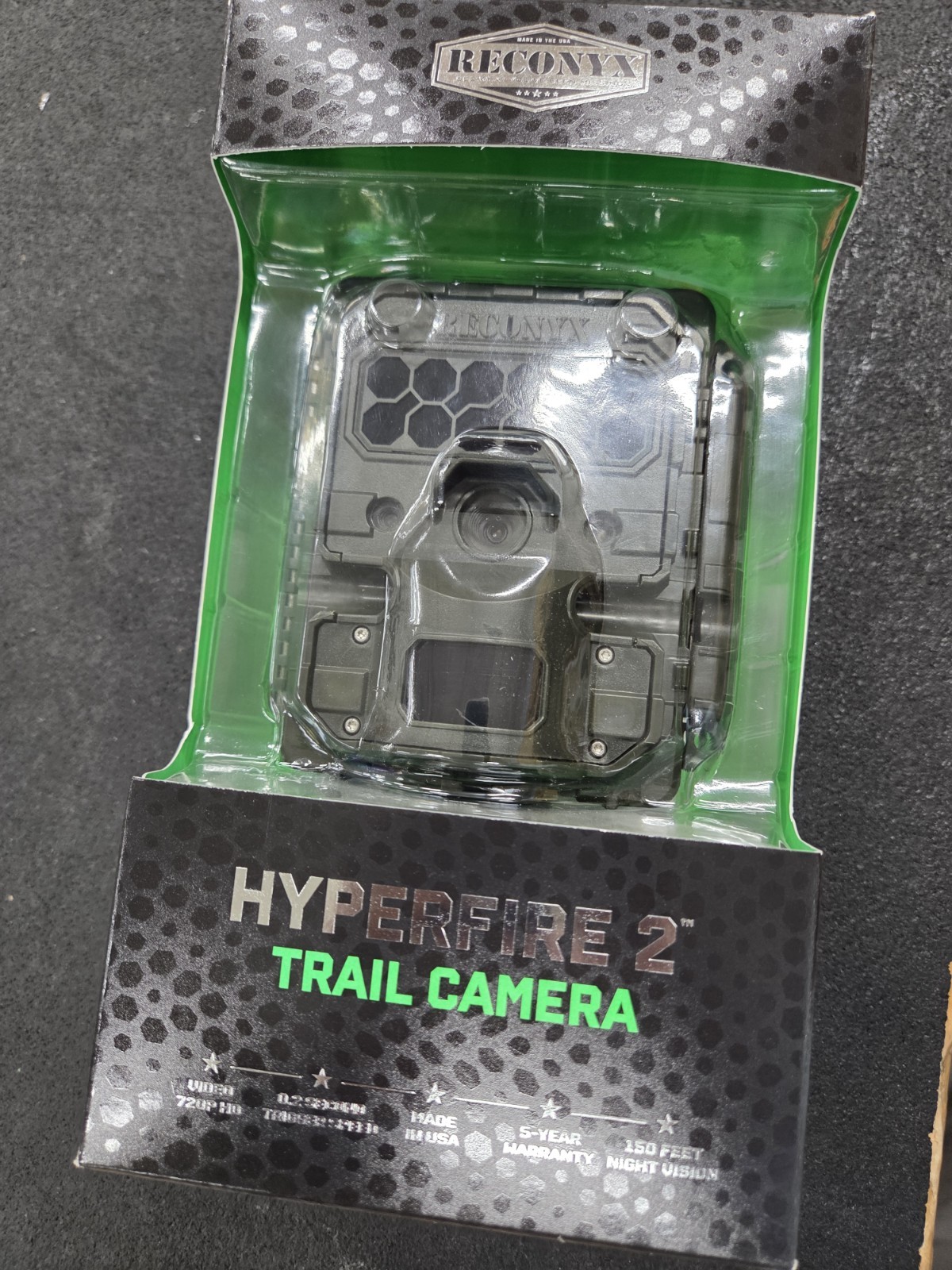 RECONYX HyperFire 2 HF2XODG Trail Camera No-Glow IR 150ft 1080p SD Green