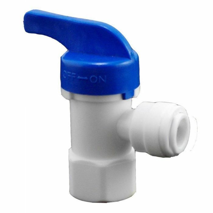 Tank Ball Valve for Reverse Osmosis RO Water Storage Tanks 1/4" FNPT x 3/8"