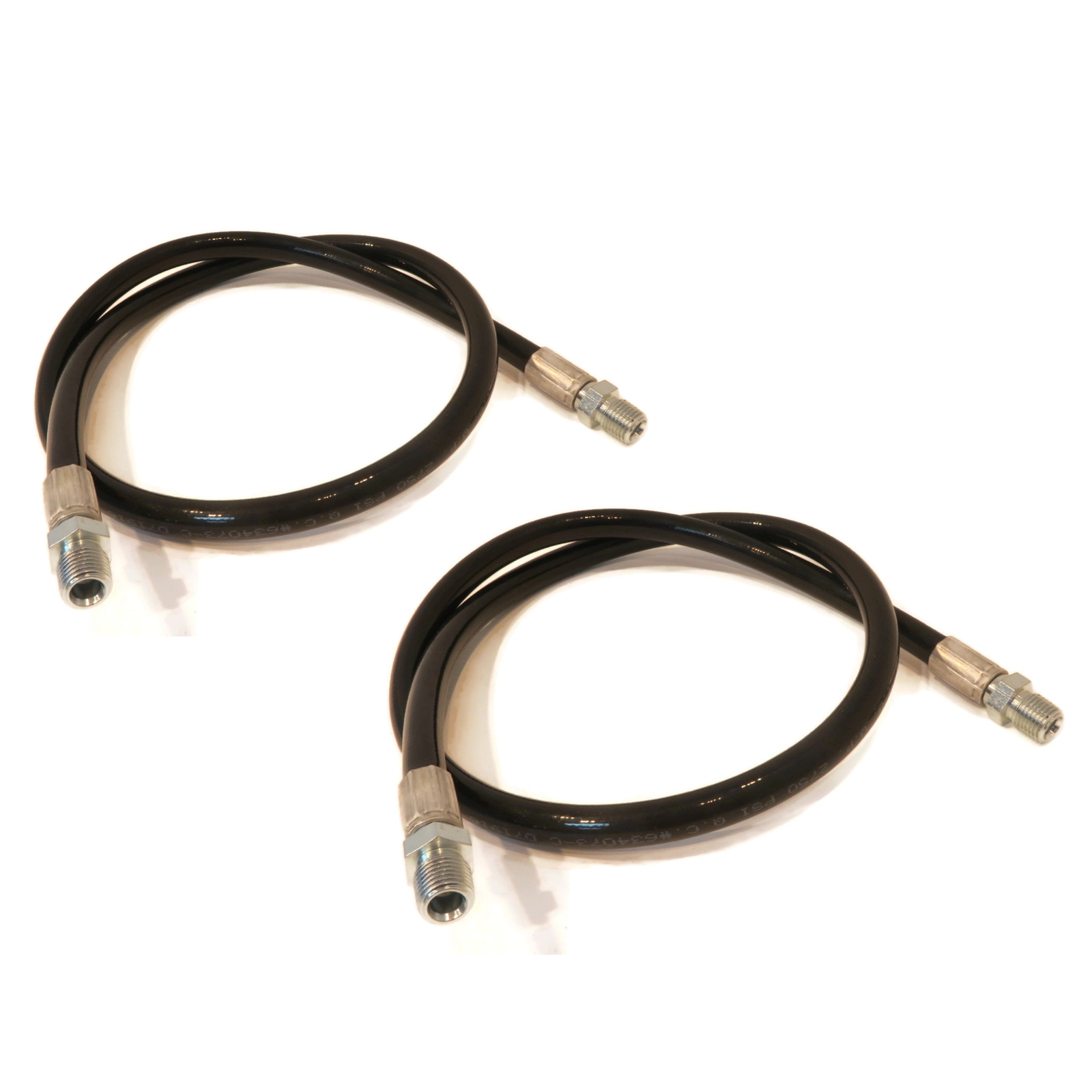2-Pack - Buyers High Pressure Hydraulic Hose fits Western UniMount Standard