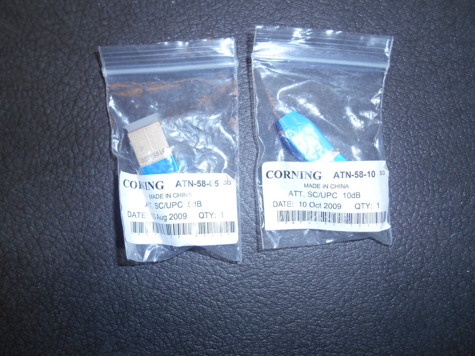 Corning ATN-58-05 5db & 10db Inline Optical Fiber Attenuators SC/UPC - NEW