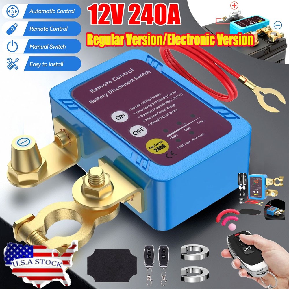 Remote Control of Car Devices for Anti-Theft Safety,Disconnect Switch Controlle~