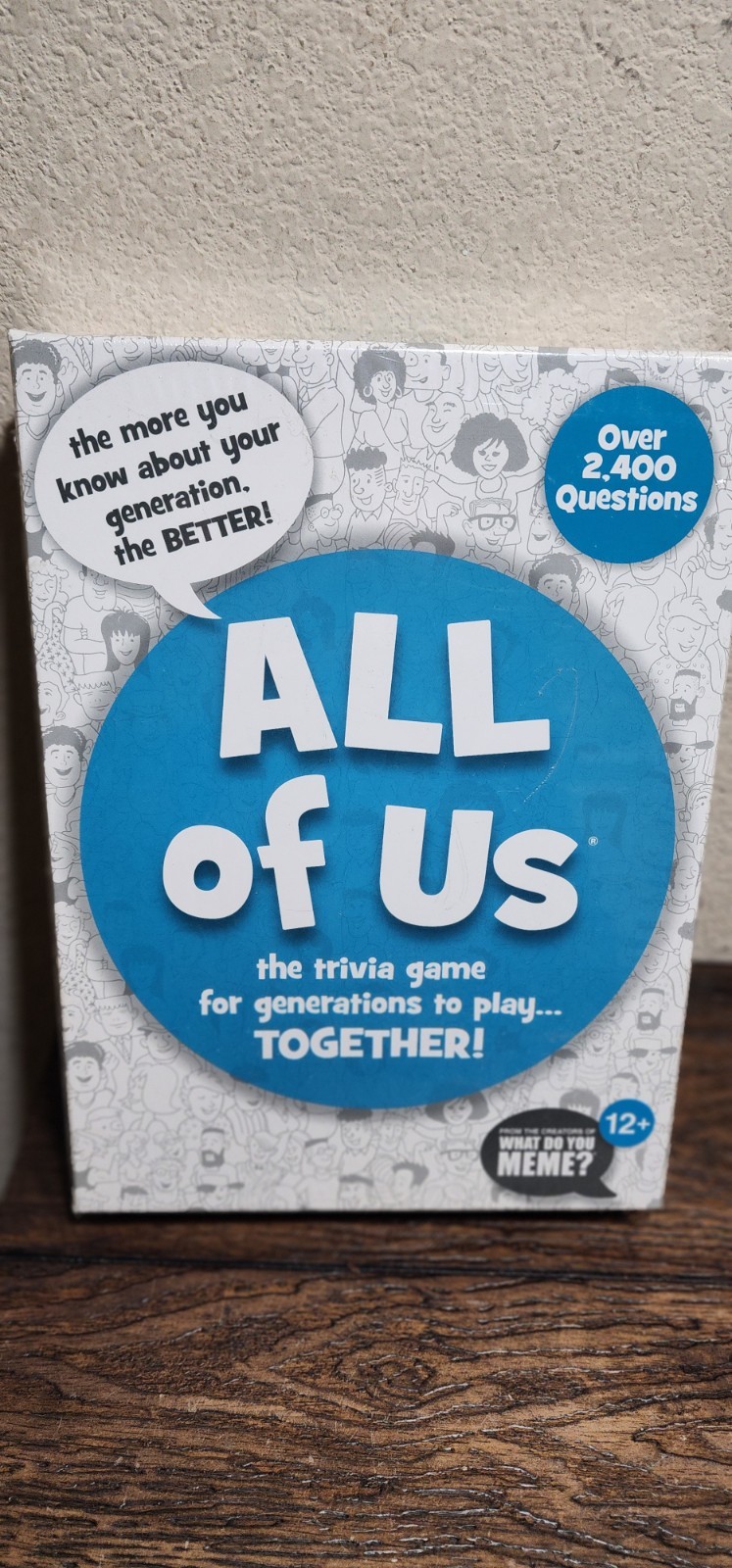 All Of Us The Trivia Game for Generations Play Together 2,400 Questions New Seal