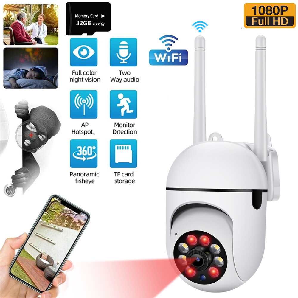 Wireless Security Camera System Outdoor Home 5G Wifi Night Vision Cam 1080P US