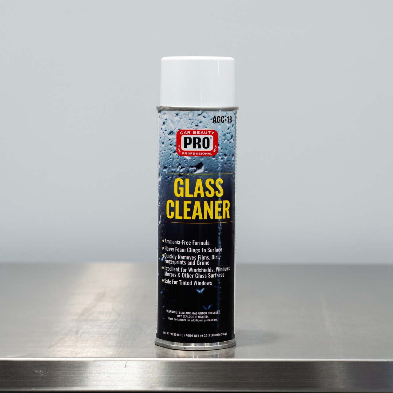 PRO Glass Cleaner 19oz | Aerosol | Ammonia Free