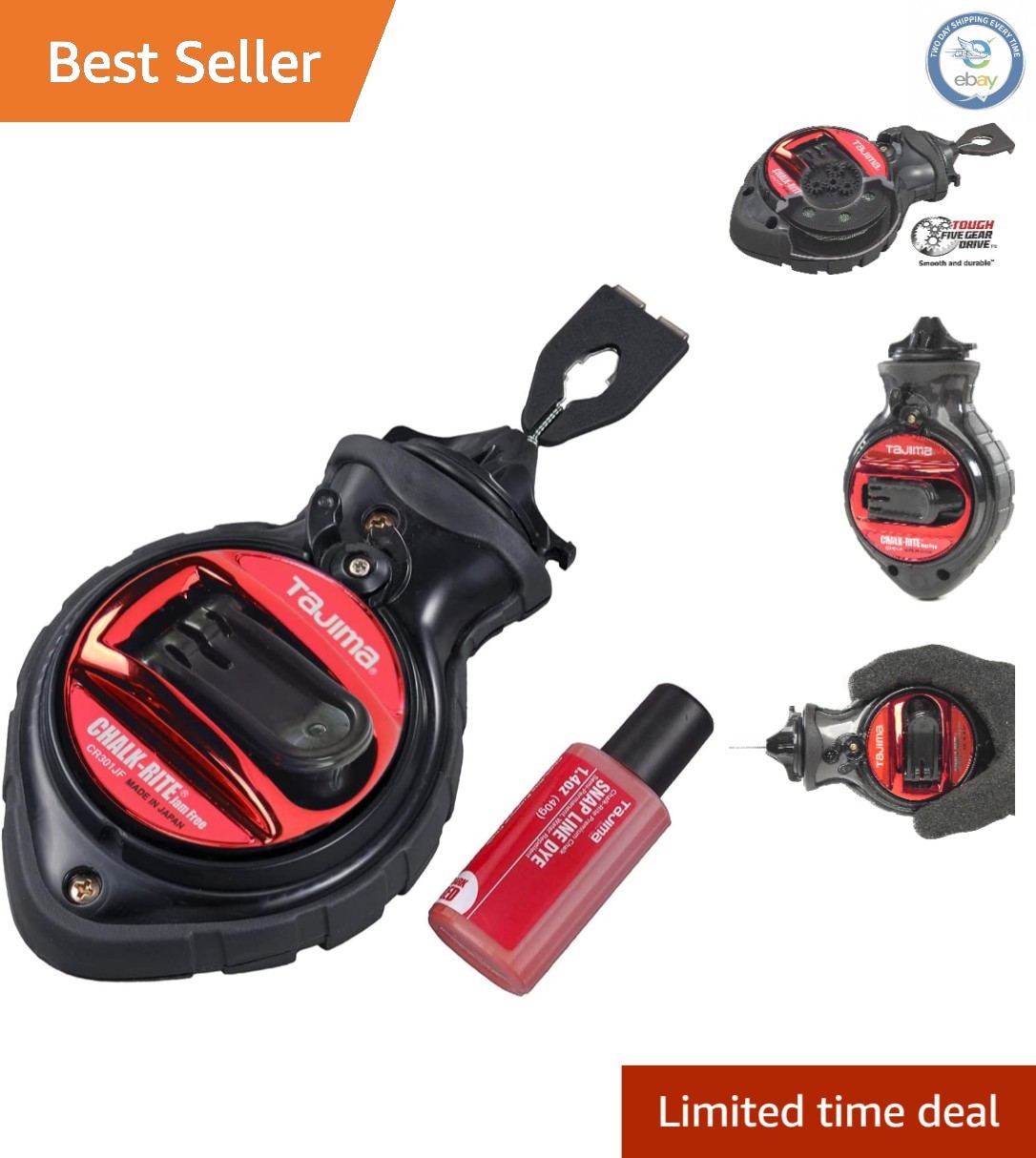 Efficient and Easy Fill Chalk Line with 1.0 mm Snap Line for Accurate Markings