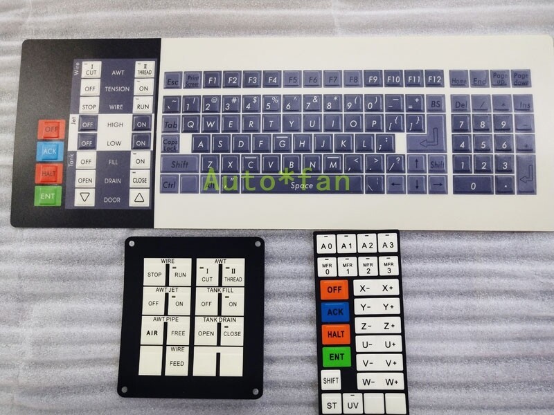 1 SET NEW TYPE For SODICK AQ400LS OPERATION PANEL KEY FILM KEYBOARD FILM AQ400LS