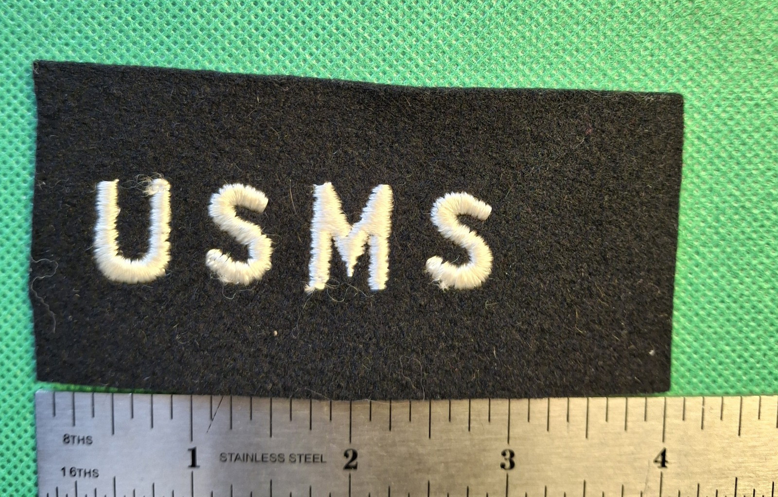 US Maritime Service Branch Uniform Tag/ Patch
