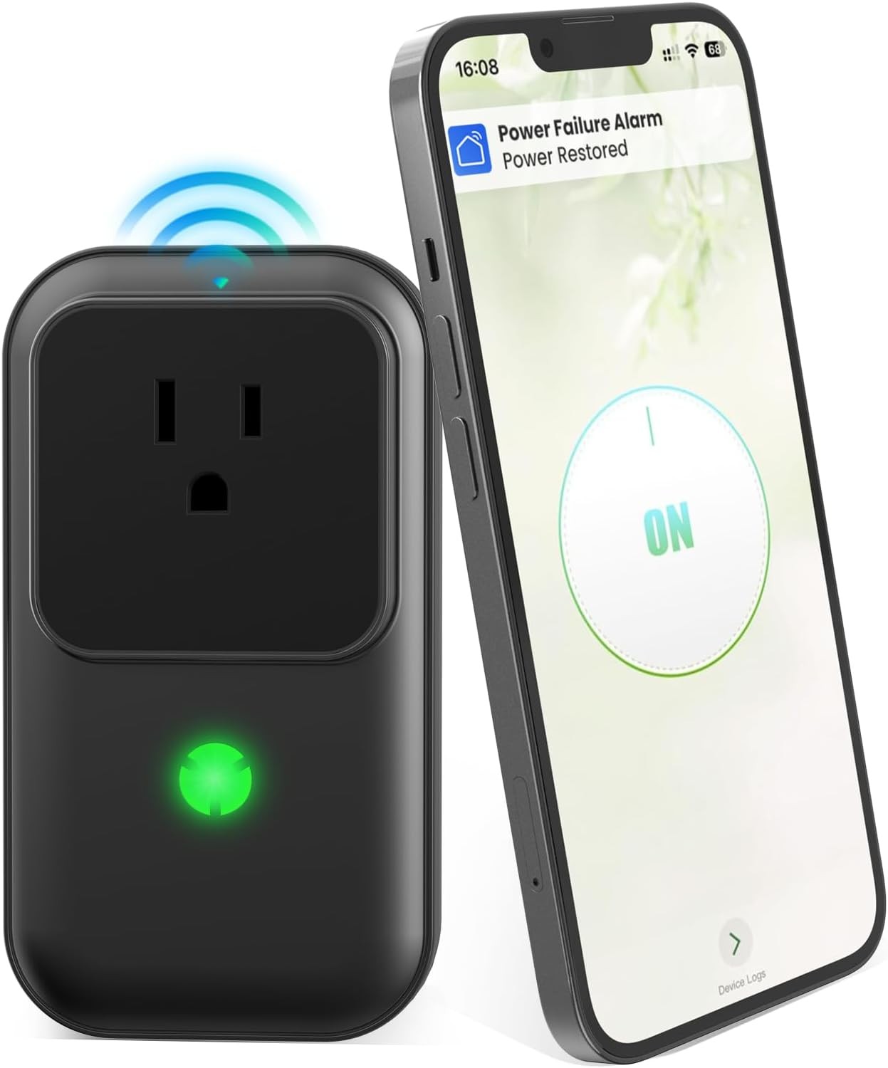 Power Failure Alarm WiFi, Freezer Power Outage Alarm with App Notifications 110d