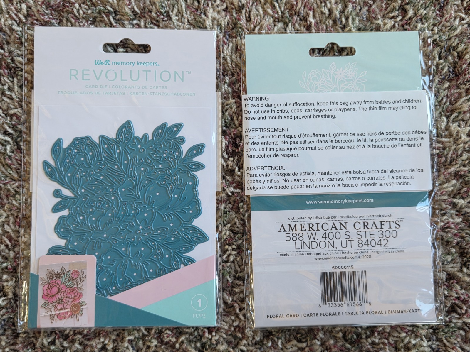 We R Memory Keepers Revolution Floral Card Die