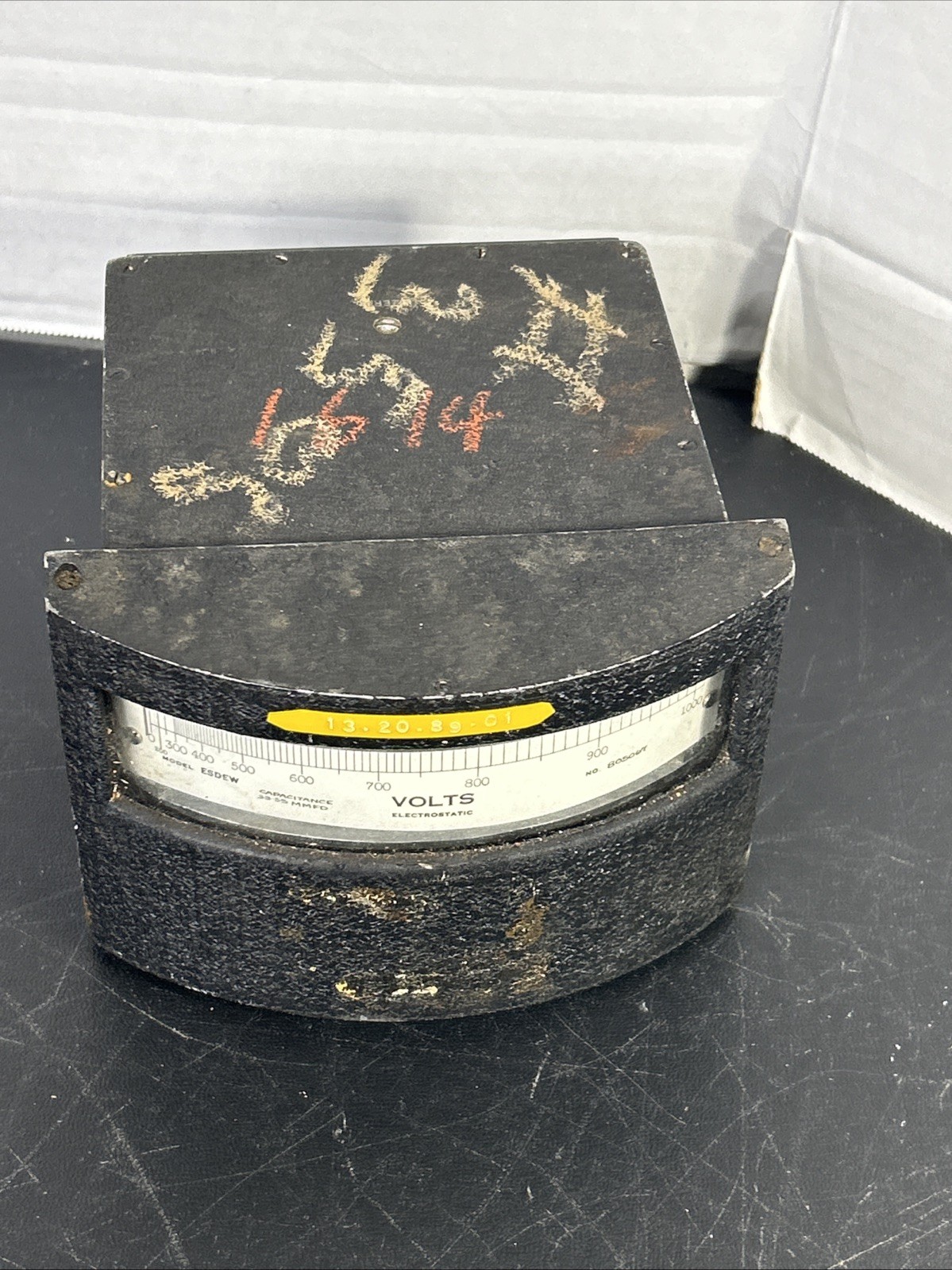 Sensitive Research Electrostatic Voltmeter ESDEW 0-1000 Panel Mount