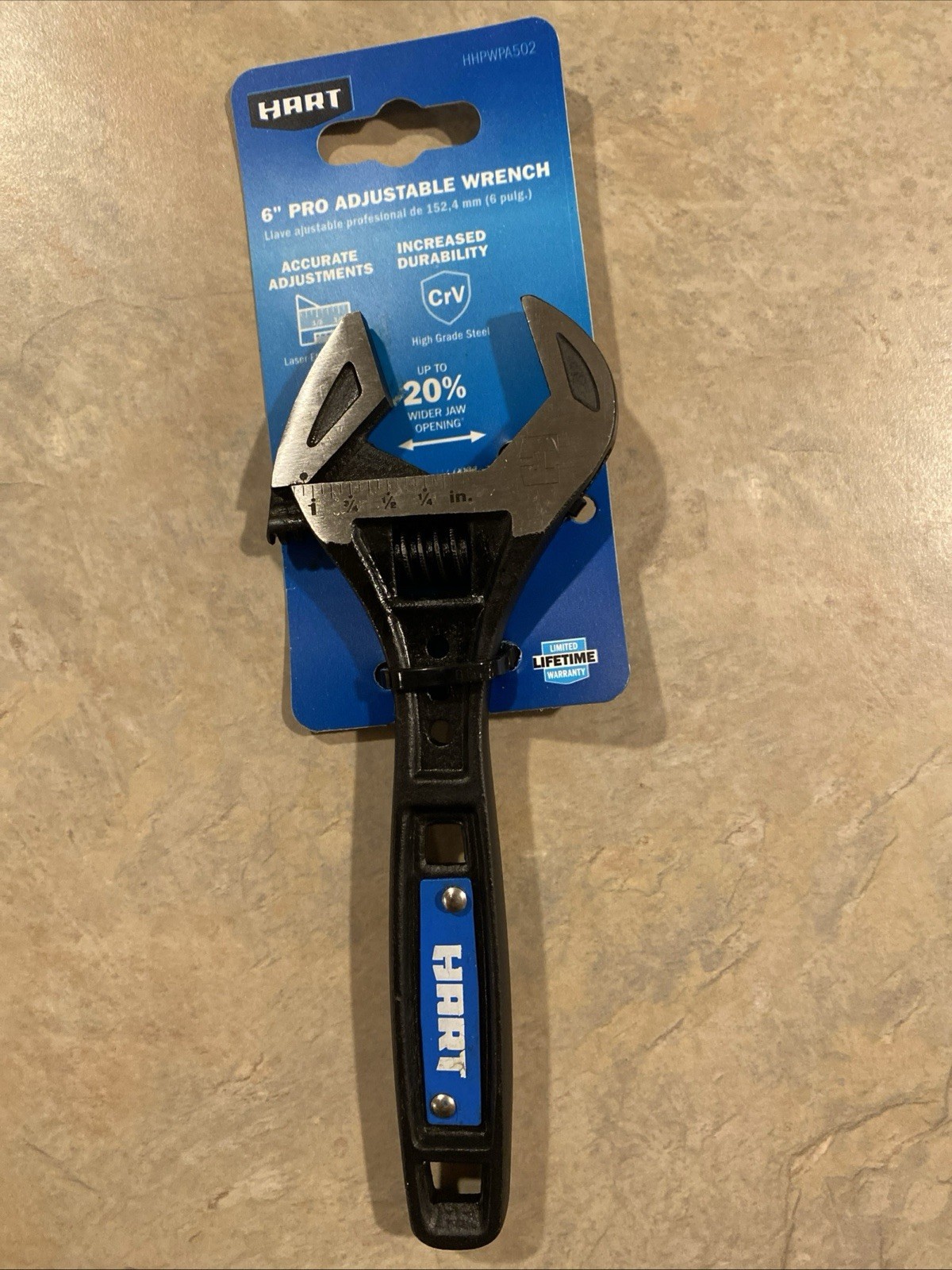 Hart 6'' Pro Adjustable Wrench -Brand New!