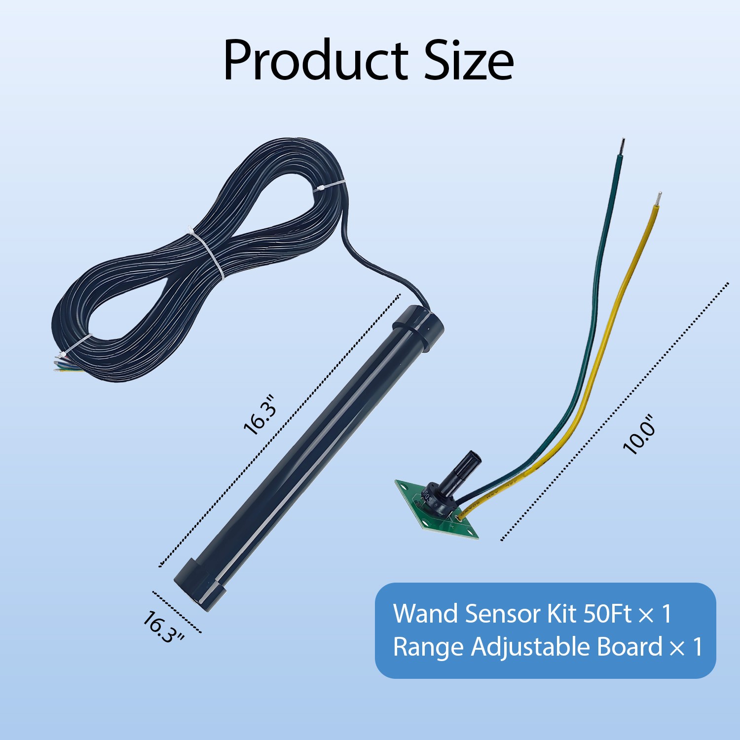 Vehicle Exit Sensor For Ghost Controls Automatic Driveway Gate Opening Systems