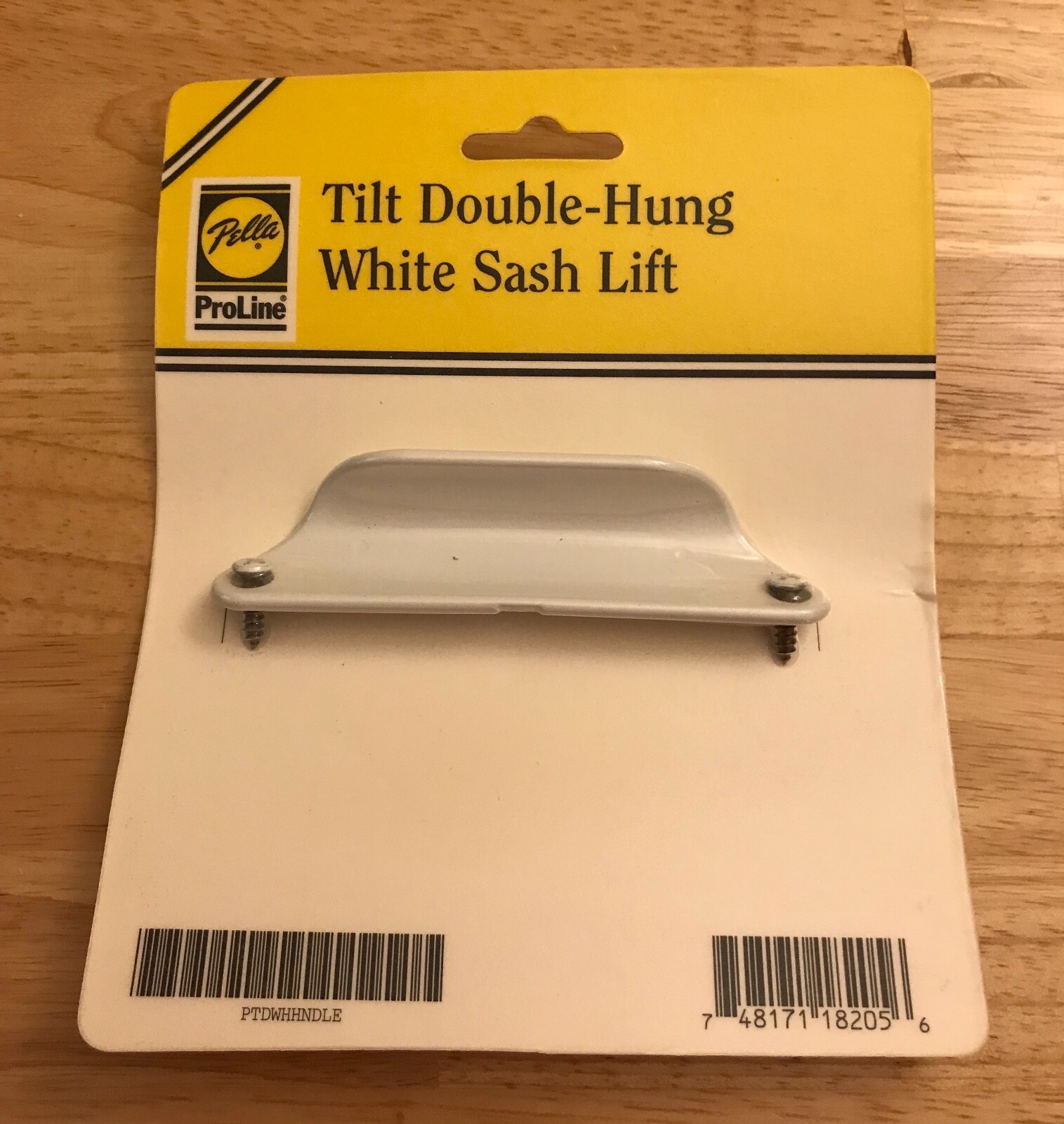 New, Sealed: PELLA ProLine WHITE Tilt Double-Hung Window Sash Lift Handle