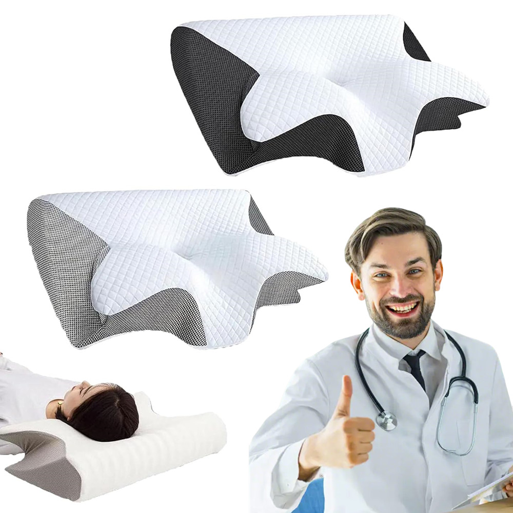 Cervical Pillow Anti-Snore Ergonomic Memory Foam Same For Derila Ergo