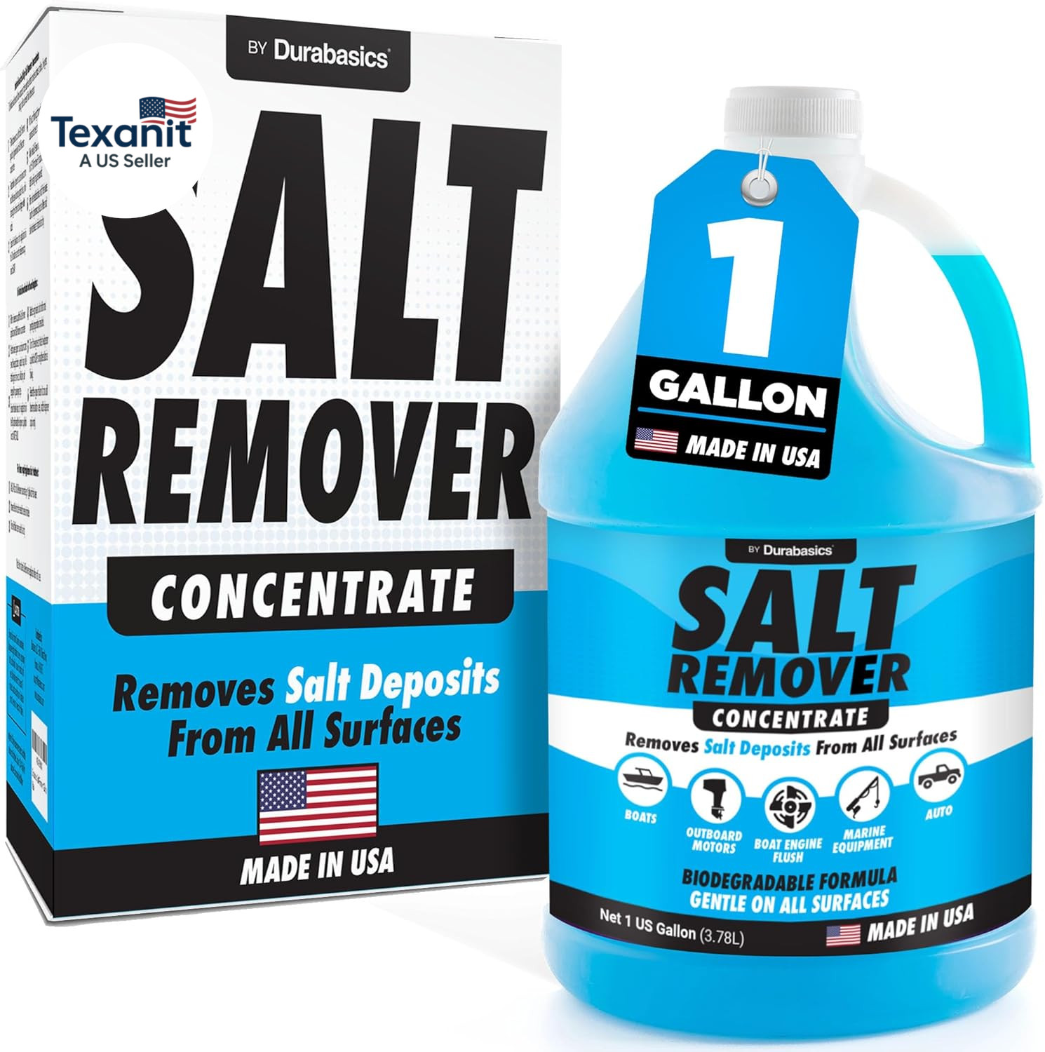 [1 Gallon] Salt Remover Concentrate - Marine Engine Flush for Boats - Perfect fo