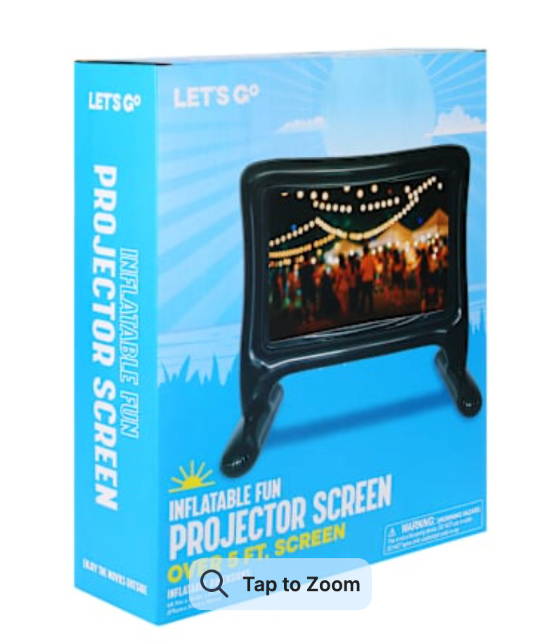 Outdoor over 5ft. Inflatable Projector Screen tiktok viral 5 below find