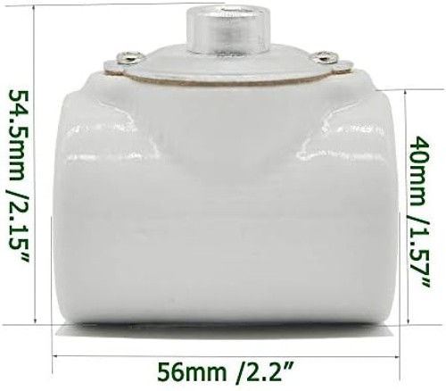 Dual Bulb Socket, Medium Base E26 Double Light Fixture Socket,Screw Fixing Po...