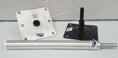 BOAT SEAT, SWIVL-EZE 3 PIECE PEDESTAL SET, 16",  STAINLESS STEEL BASE