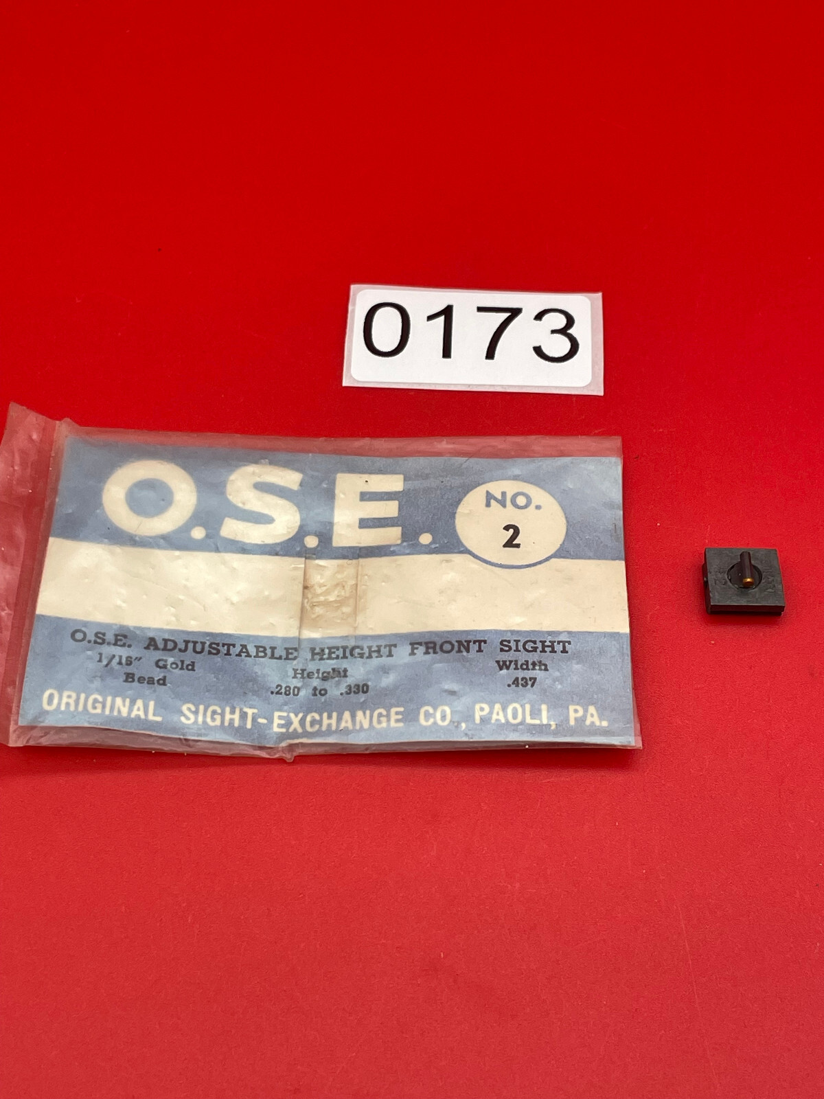 O.S.E. Front Adjustable Height Sight Winchester Savage Marlin Remington #0173