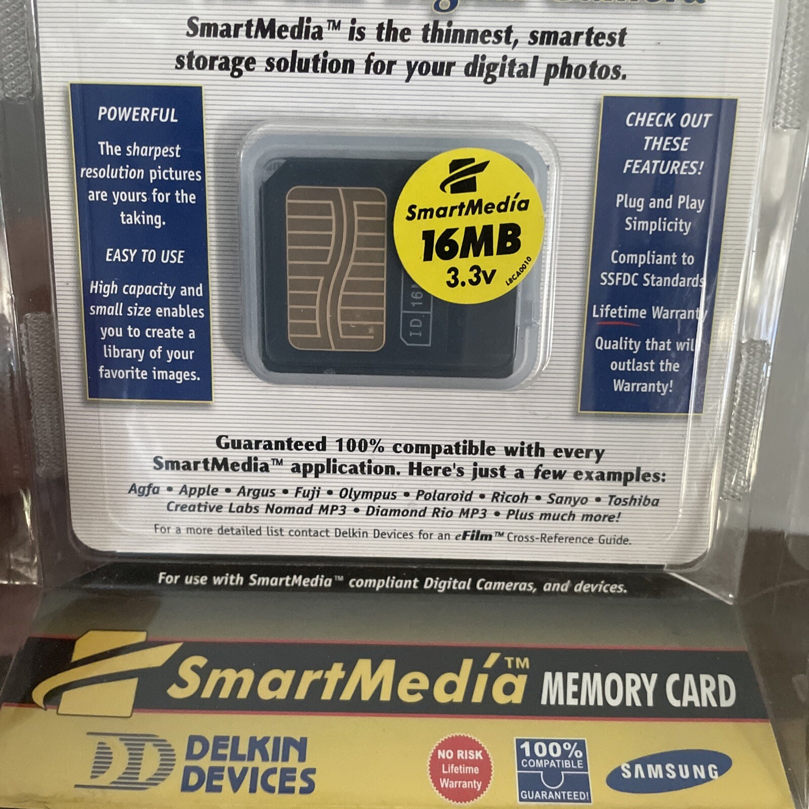 Delkin 16 MB CompactFlash Card DDCFFLS2-016 + Digital Imaging Software Pack