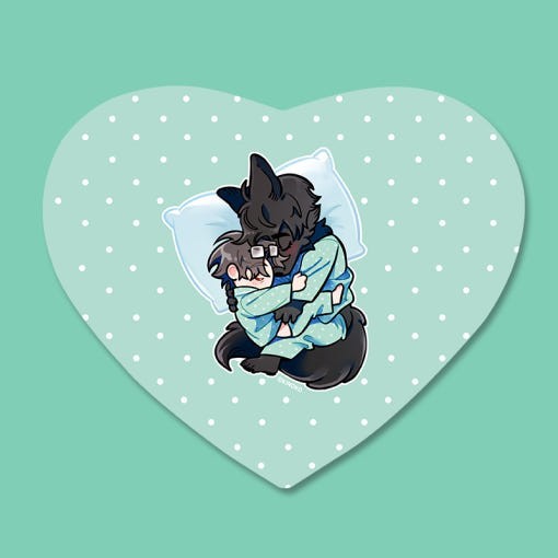 Webtoon MD [ Write Me Touch Me Read Me 안돼요 몰라요 사실알아요 ] Heart Mouse Pad (WTSP109)