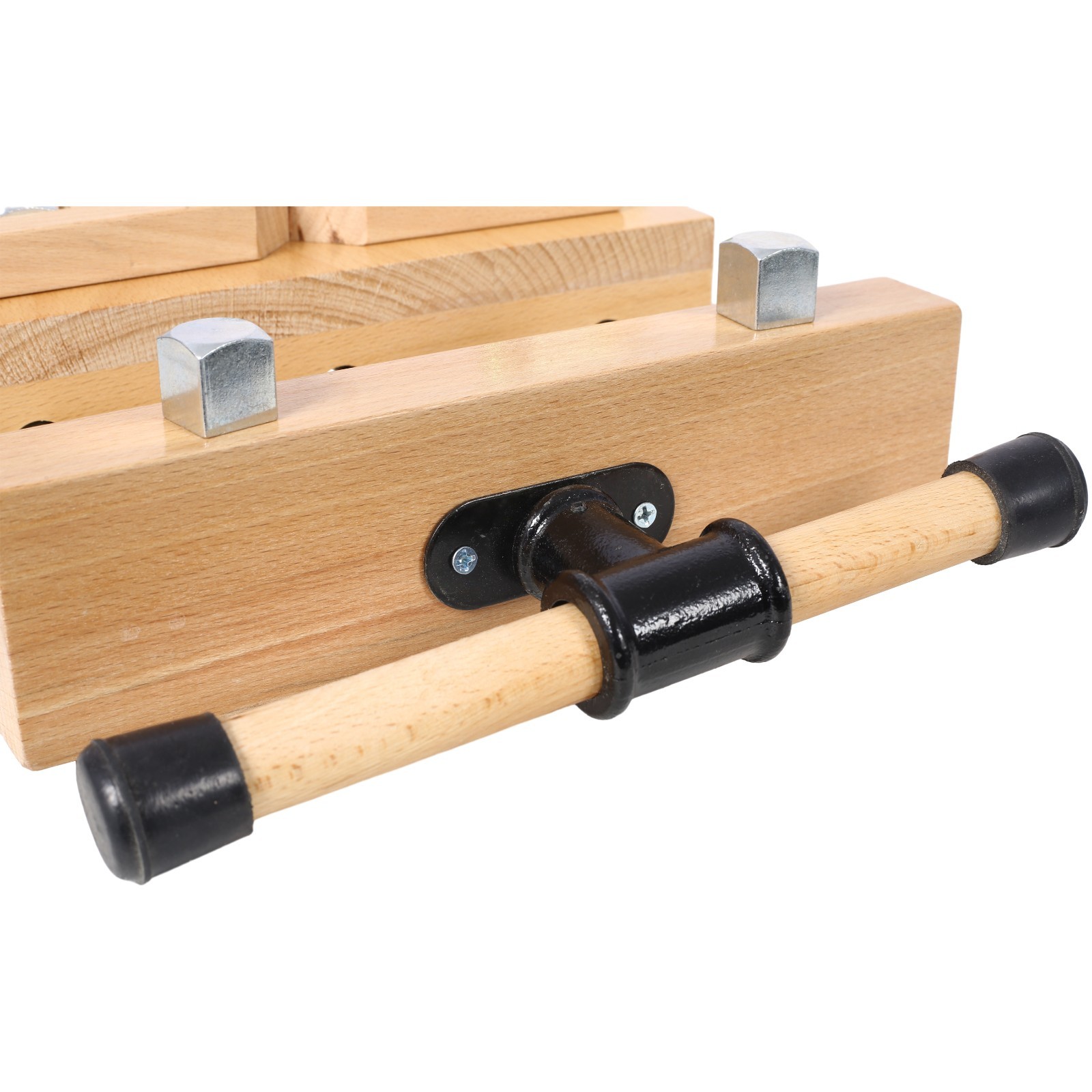 Portable Woodworking Bench Vise with Quick-Release & 2 G-Clips