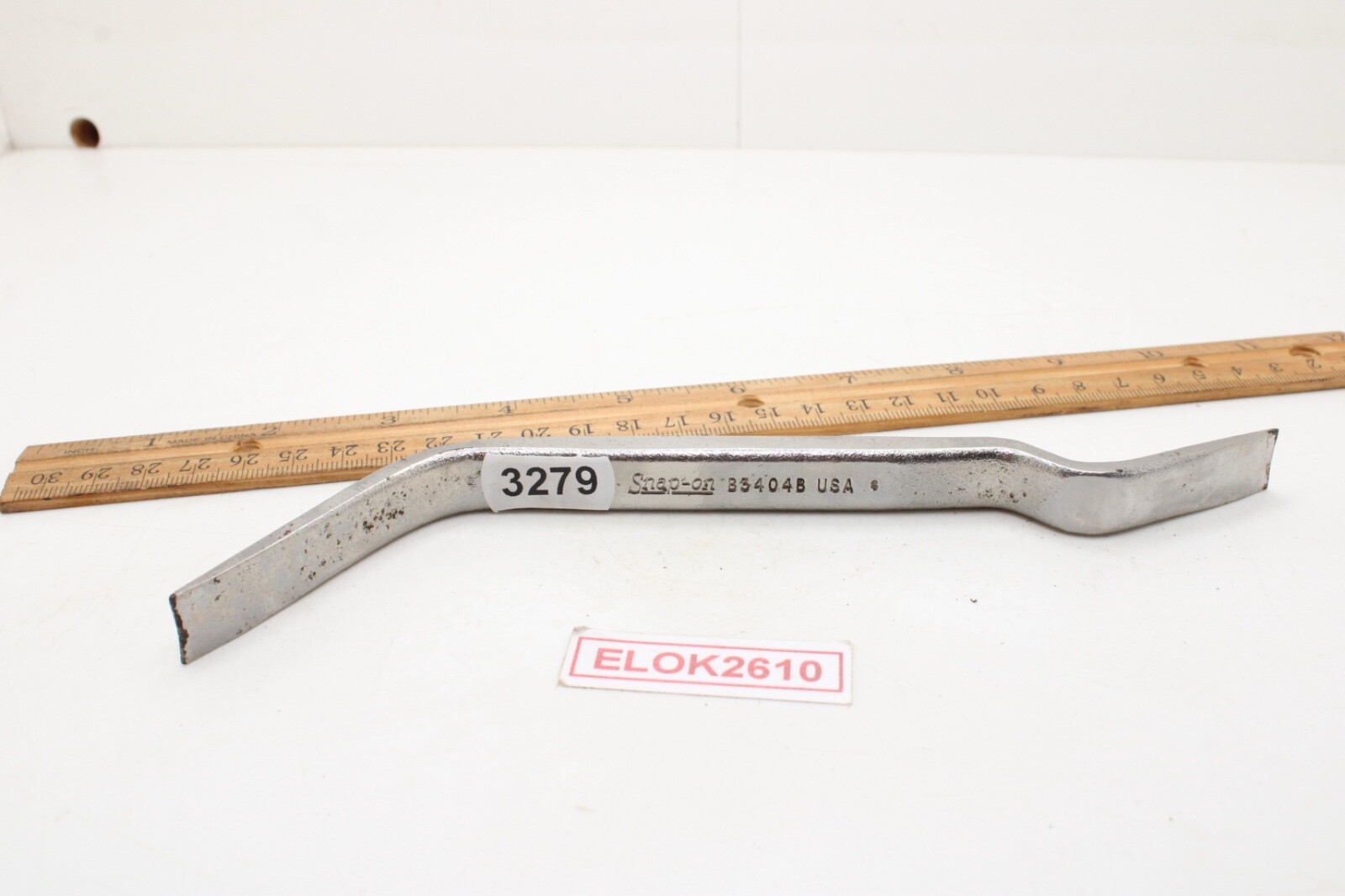 Snap-On B3404B Chrome Bendix Brake Adjuster Adjusting Spoon Wrench USA