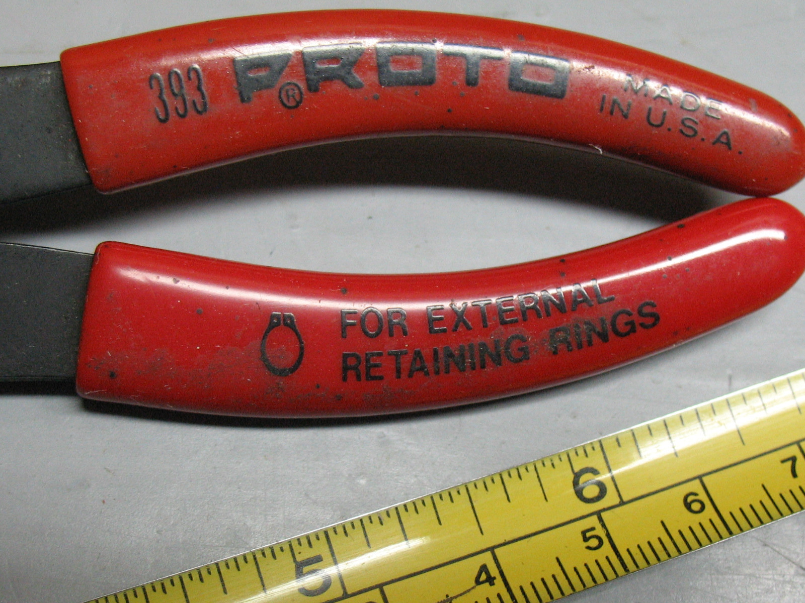 PROTO 393 RETAINING RING PLIERS VINTAG ORIGINAL VERY NICE !!!!