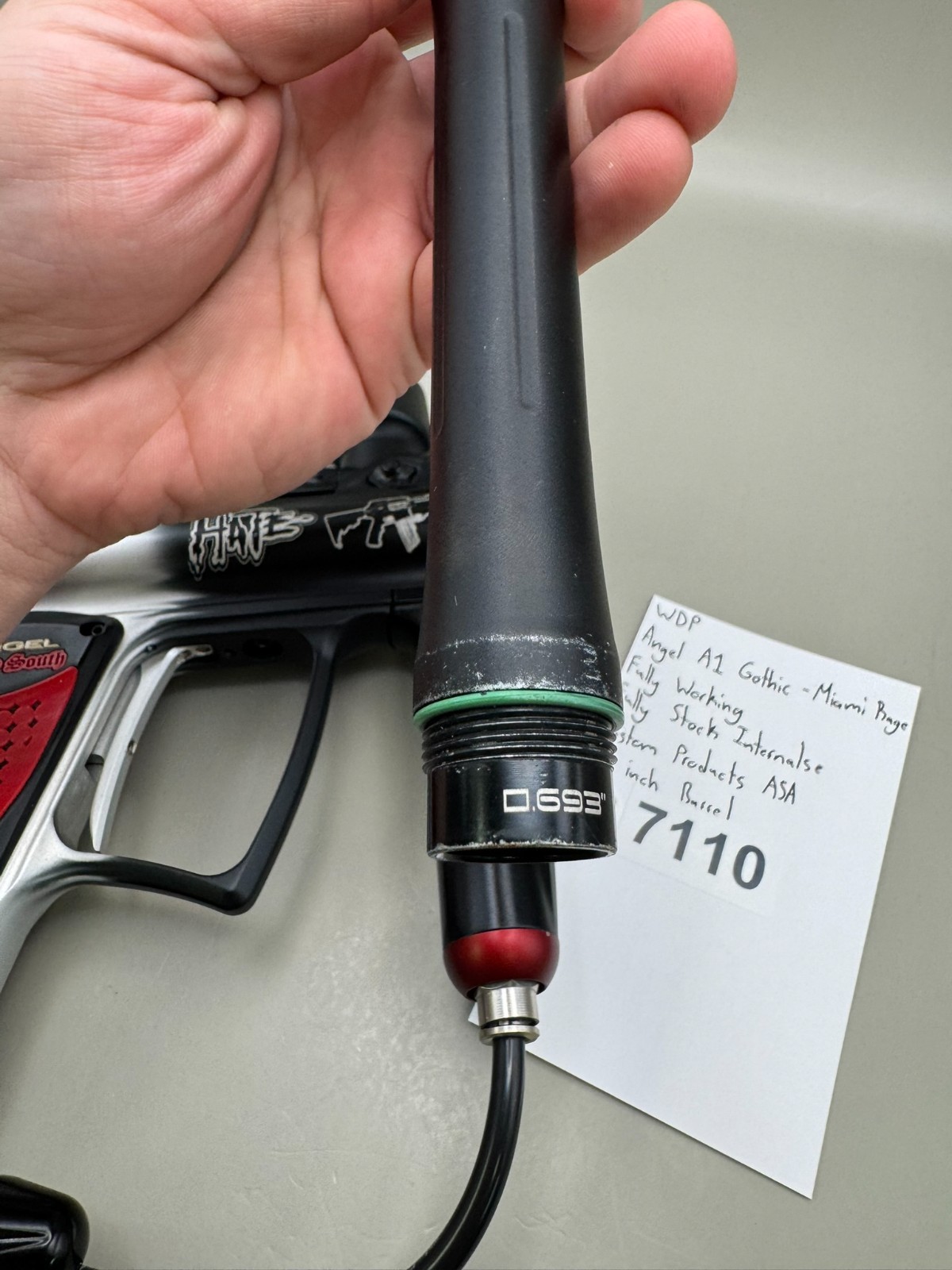 WDP Angel A1 Gothic - Miami Rage Paintball Marker Fully Working