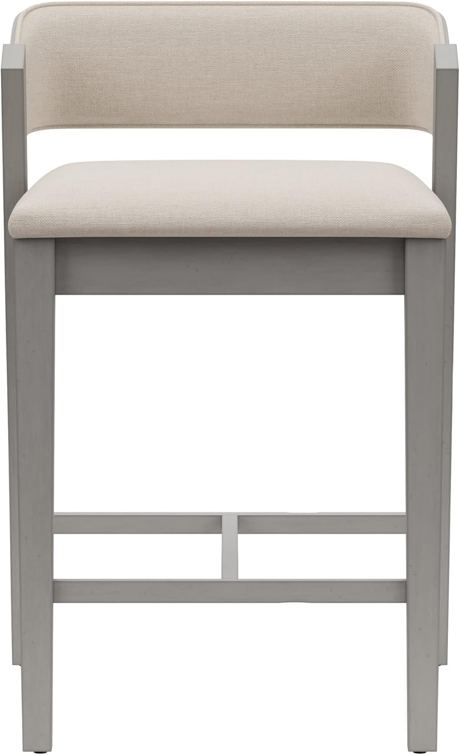 Dresden Wood Counter Height Stool, Distressed Gray