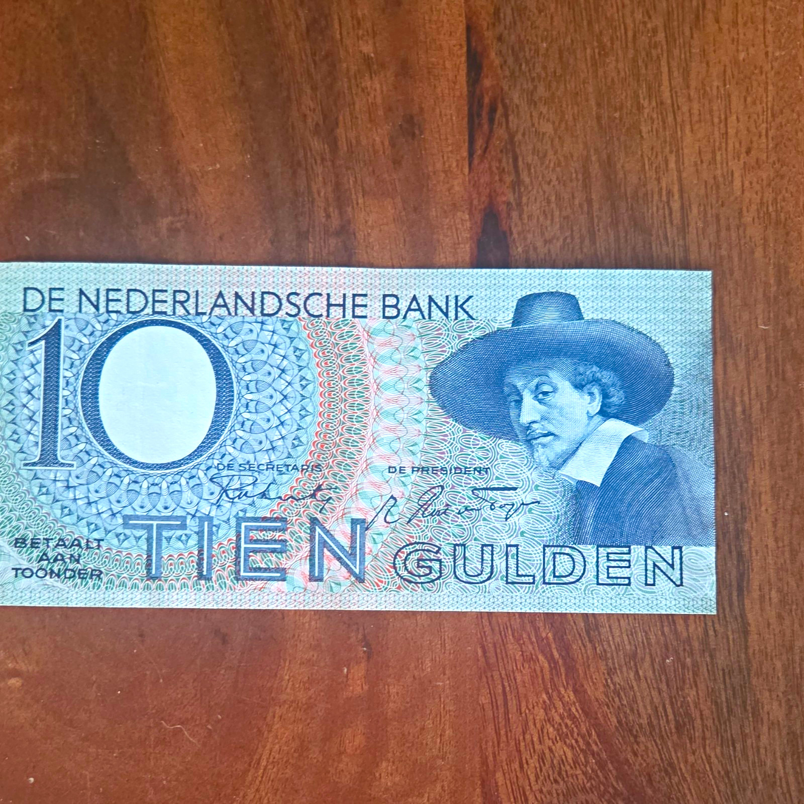 Netherlands 10 Gulden Banknote 1943 (Tien Gulden) Uncertified Ungraded