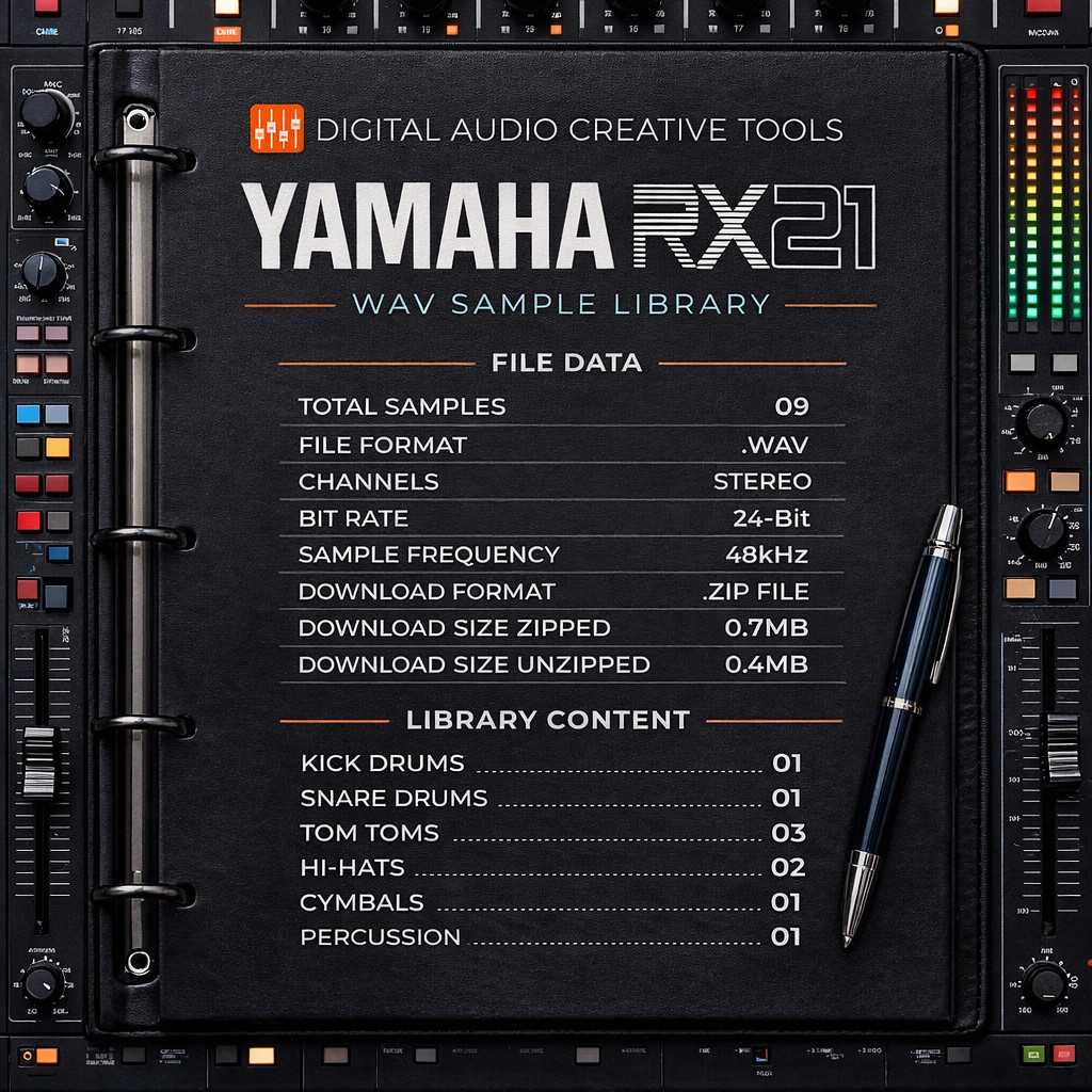 Yamaha RX21 Drum Machine Sample Library