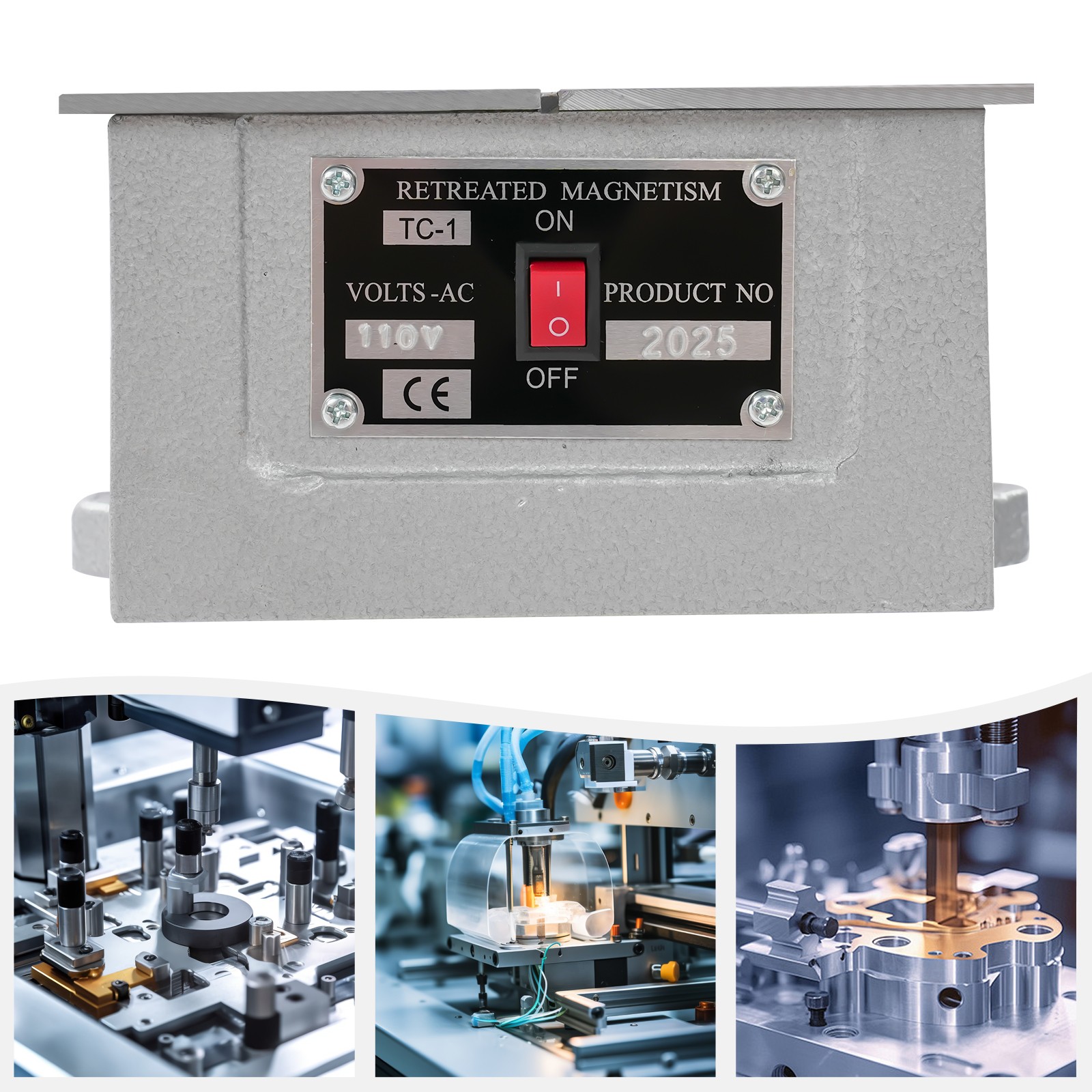 TC-1 Magnetizer Demagnetizer Machine Metal Mold Demagnetization Tool 100W 110V