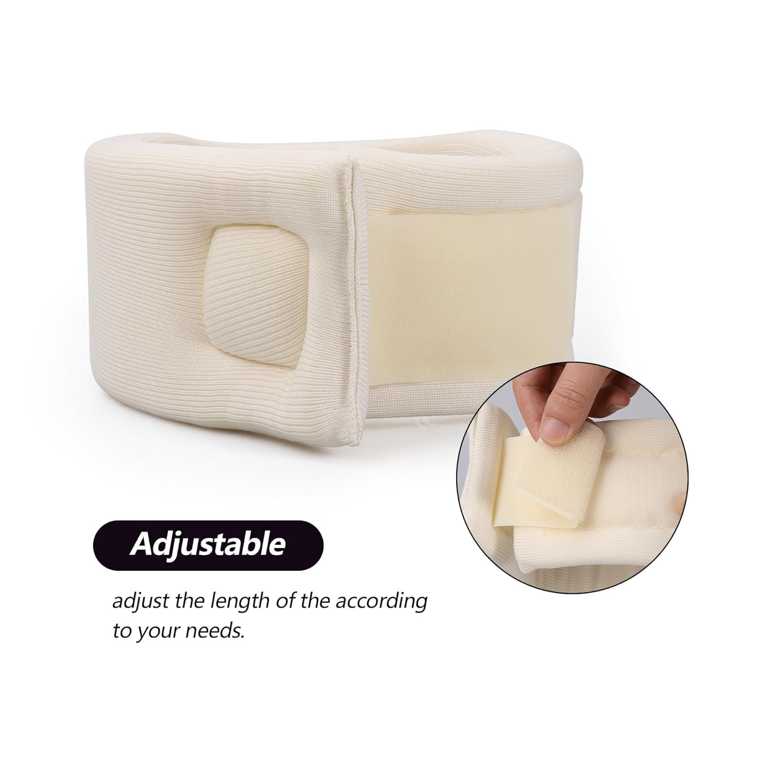 Soft Foam Neck Brace Universal Cervical Collar, Adjustable Neck Support Brace fo