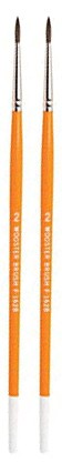 Wooster -2 Camel Watercolor Pointed Artist Paintbrush 2-Pack, F1628-2-2PK