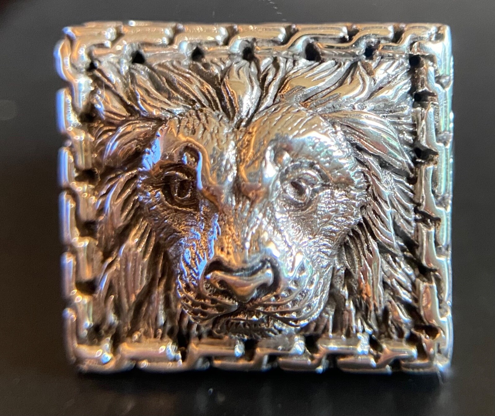 Sarda, Bali Handmade, Top Quality, Sterling, Lion Head Ring- Variety of Sizes