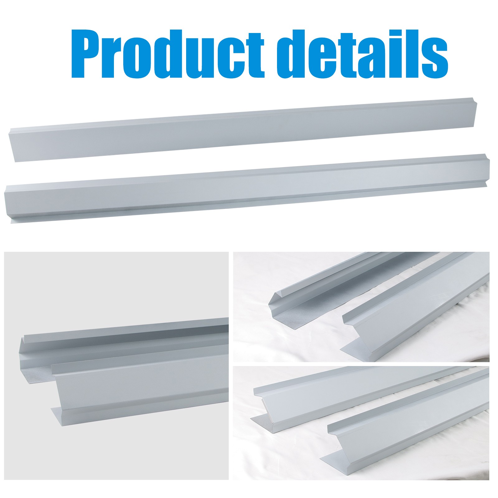 Pair Outer Rocker Panel for 2014-2016 Chevy Silverado GMC Sierra 4 Door Crew Cab