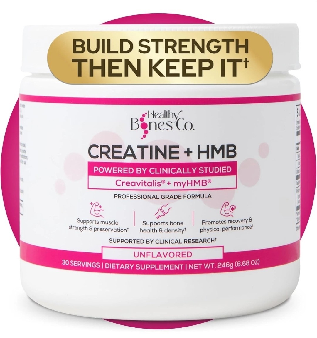 Creatine HMB Powder, 5g Creatine Monohydrate With 3g HMB, Creatvitalis And myHMB