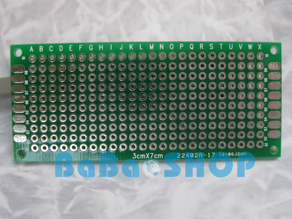 8pcs DIY Double Side Prototype PCB Tinned Universal Board 30mm x 70mm 3x7 FR4