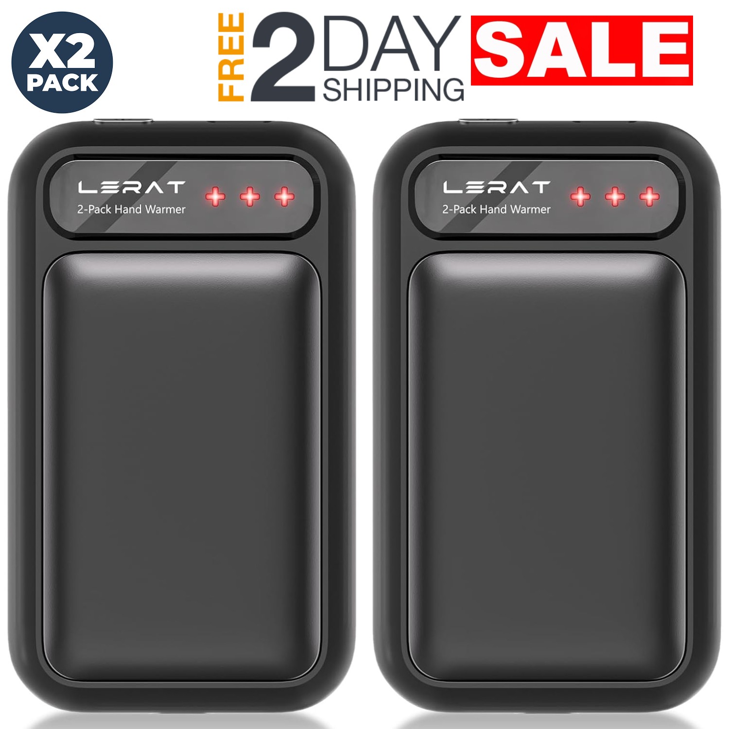 2 Calentadores De Manos Para El Frio Electricos Recargables Portátil En Oferta‏