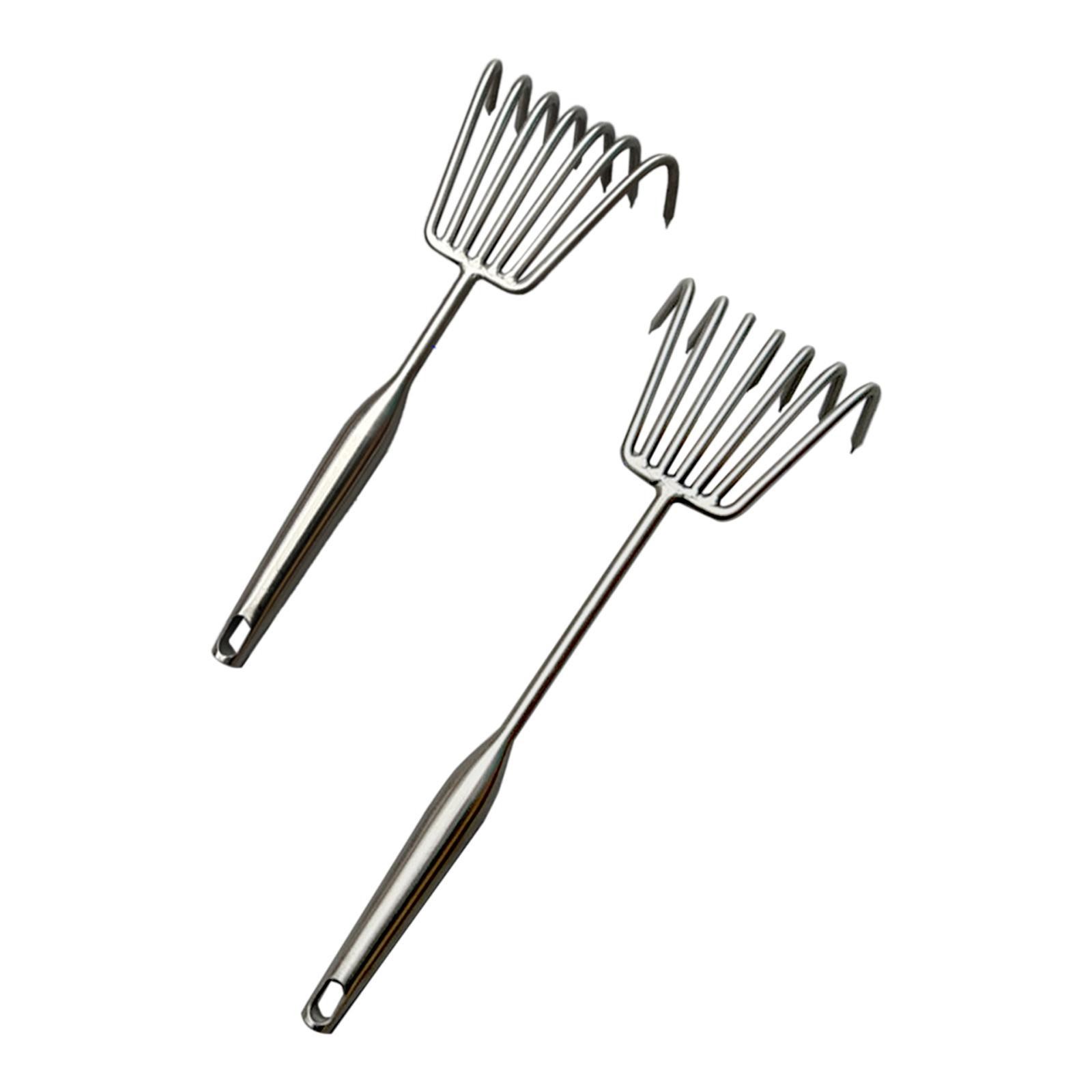Claw Rake Garden Rake Multipurpose Firm Grip Stainless Steel Handheld Small Soil
