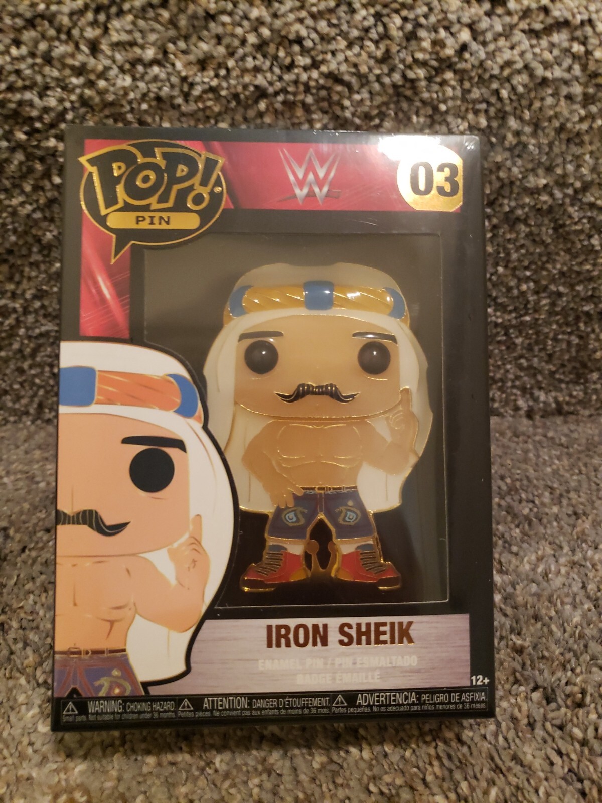Funko POP Pin WWE Iron Sheik WWF