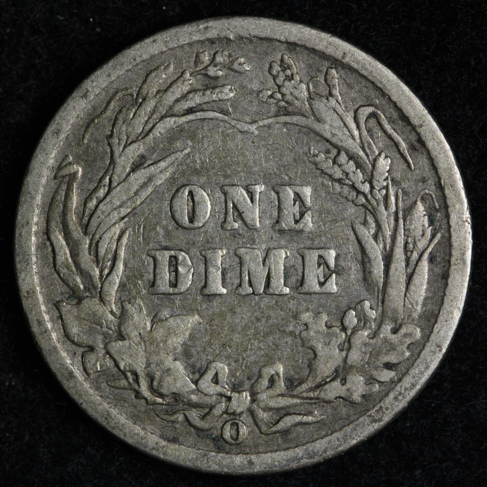1900-O Barber Silver Dime VF E256 JYPE