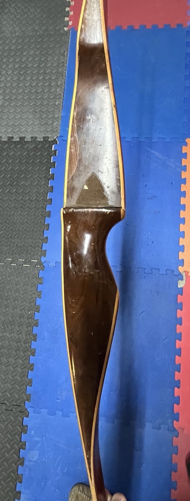 Vintage 62” Locksley Puma Hunting Recurve Bow 55#@28", Good Use Condition ￼