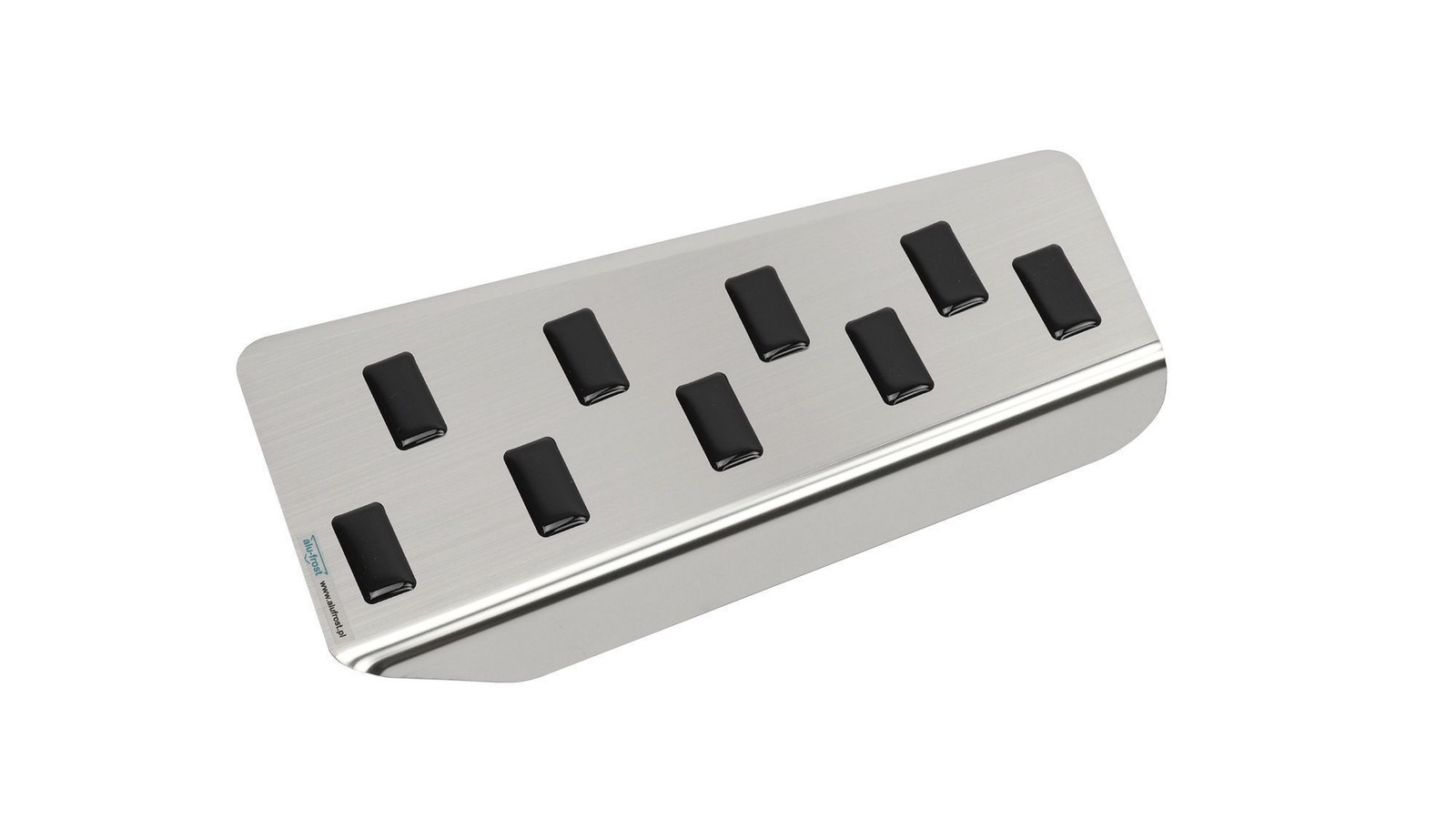 Footrest Plate for Ford B-Max I (JK8) 2012-2017 Black | Brushed Silver