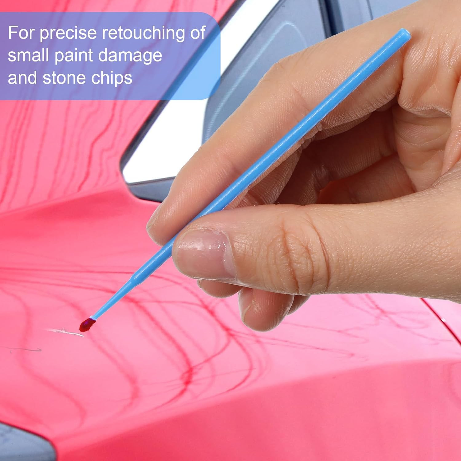 300 Pcs Micro Applicator Brush,Microbrush Applicators for Automotive Paint Ch...