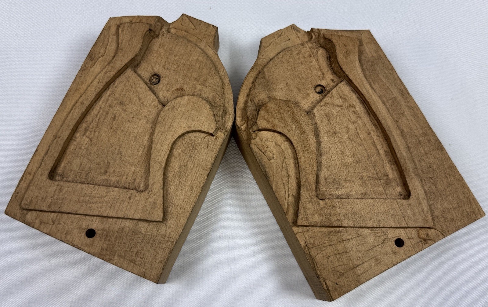 Colt Trooper MK III Wood Grips - Unfinished - Vintage Hardwood Project DIY