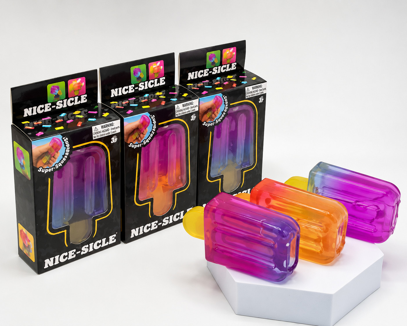 Schylling Needoh popsicle blind box Cube Sensory Stress Relief Squishy Cube